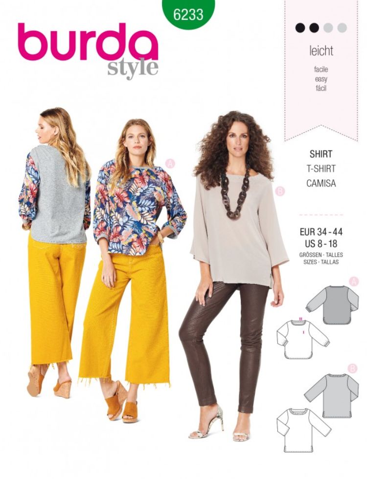 Burda Paper Sewing Pattern 6233