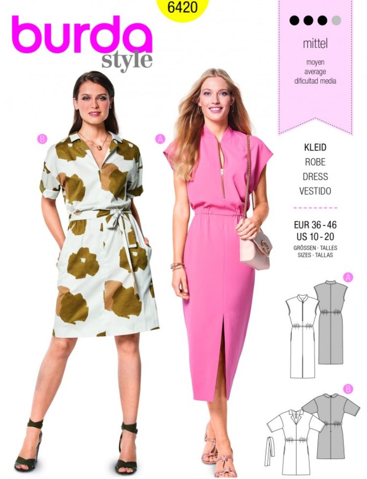 Burda Paper Sewing Pattern 6420