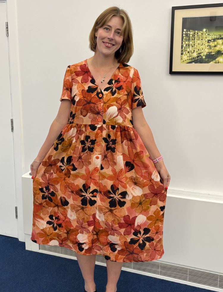 ccmercer in Jardin Canela Viscose Challis