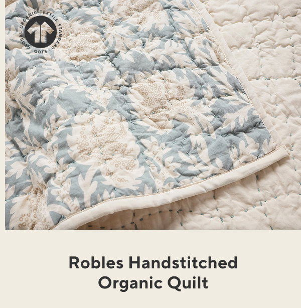 Robles Handstitched Organic Quilt