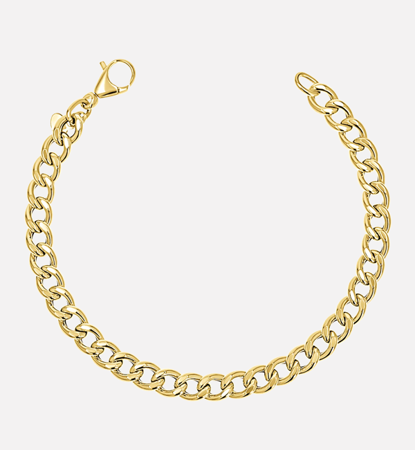 14K Miami Cuban Link Chain Bracelet 5.5mm 