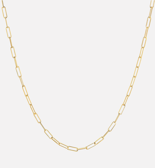 Dainty Paperclip Chain Necklace