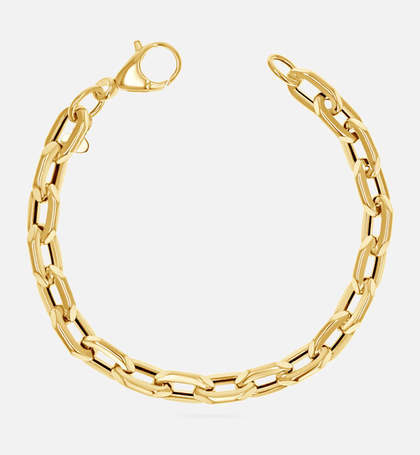 Laurel Oval Link Bracelet
