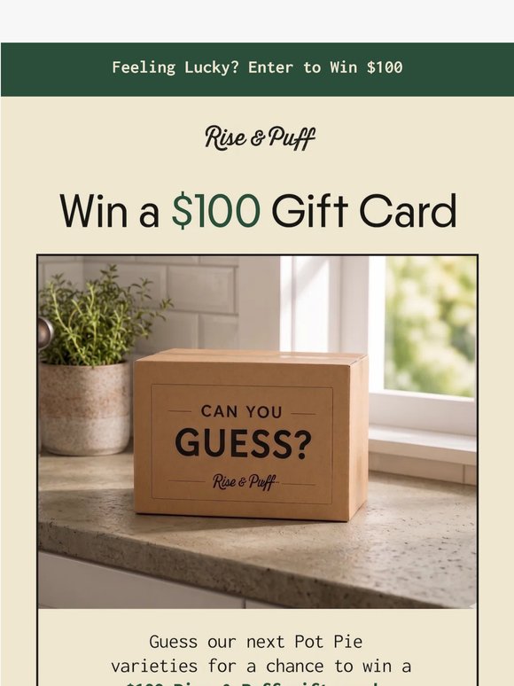 Win a $100 Gift Card 💵