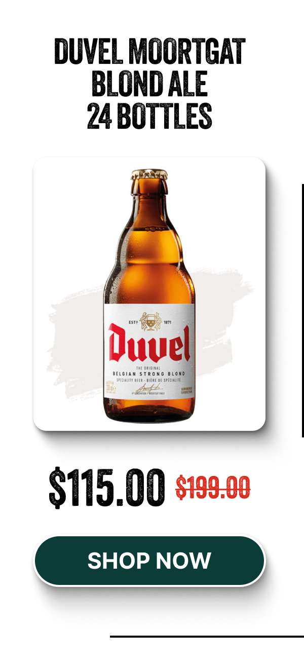 Duvel Moortgat Belgian Strong Blond Ale 8.5% – 24 Pack