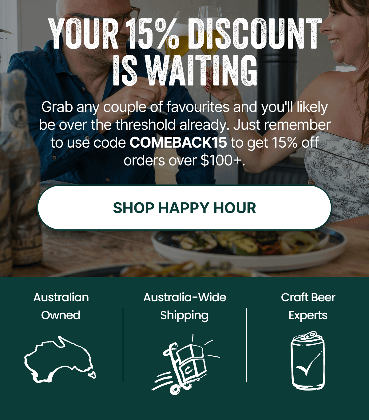 Your 15% Discount Is Waiting