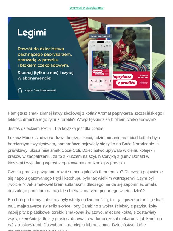 📖 Powrót do dzieciństwa pachnącego paprykarzem