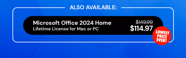 Microsoft Office 2024 Home for Mac or PC: One-Time Purchase