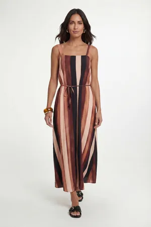 Summer Stripe Maxi Dress