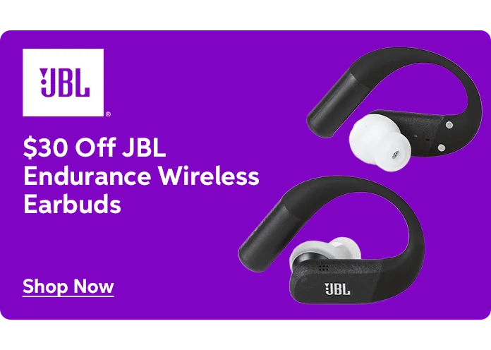 $30 Off JBL Endurance Wireless Earbuds