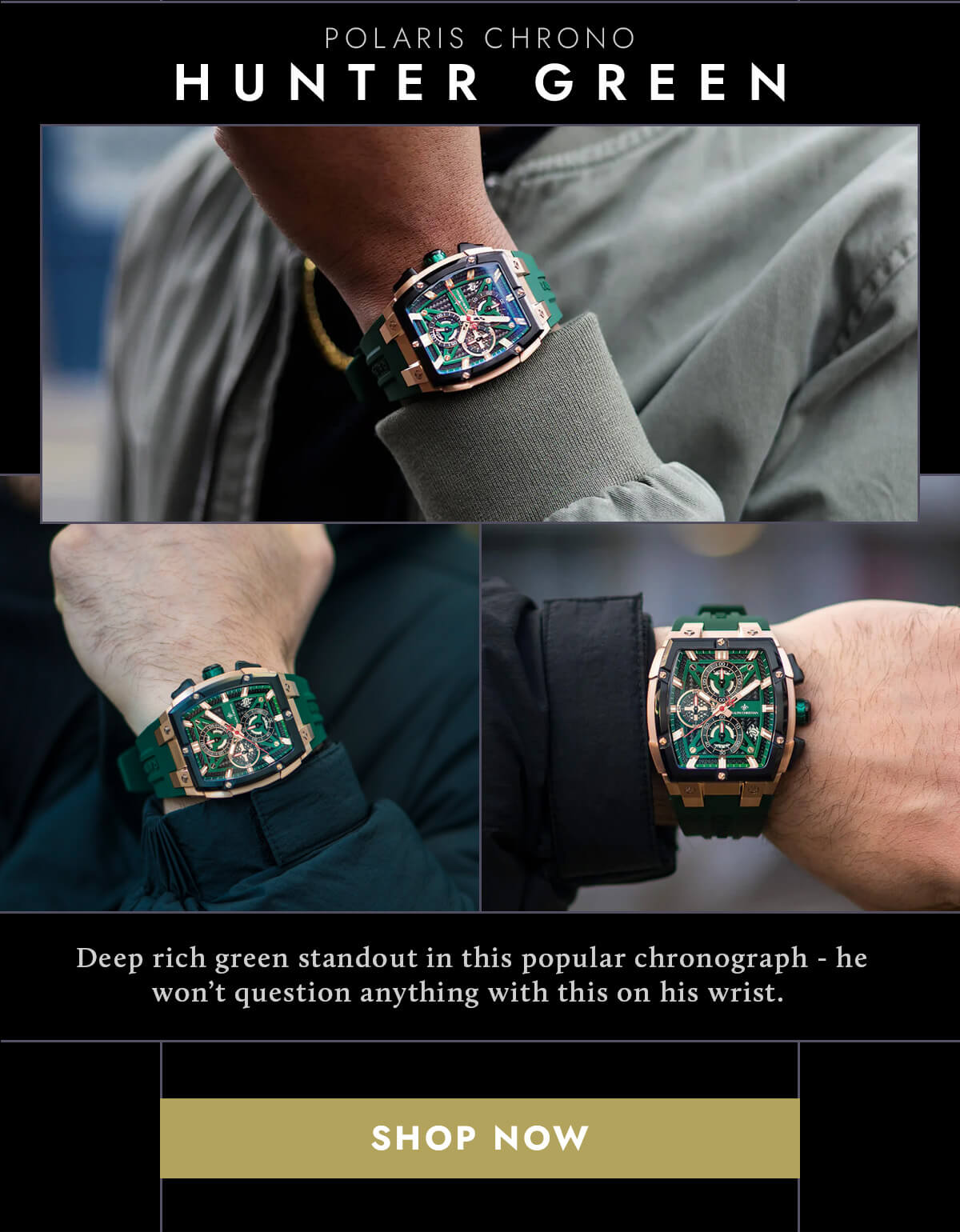 The Polaris Chrono - Hunter Green
