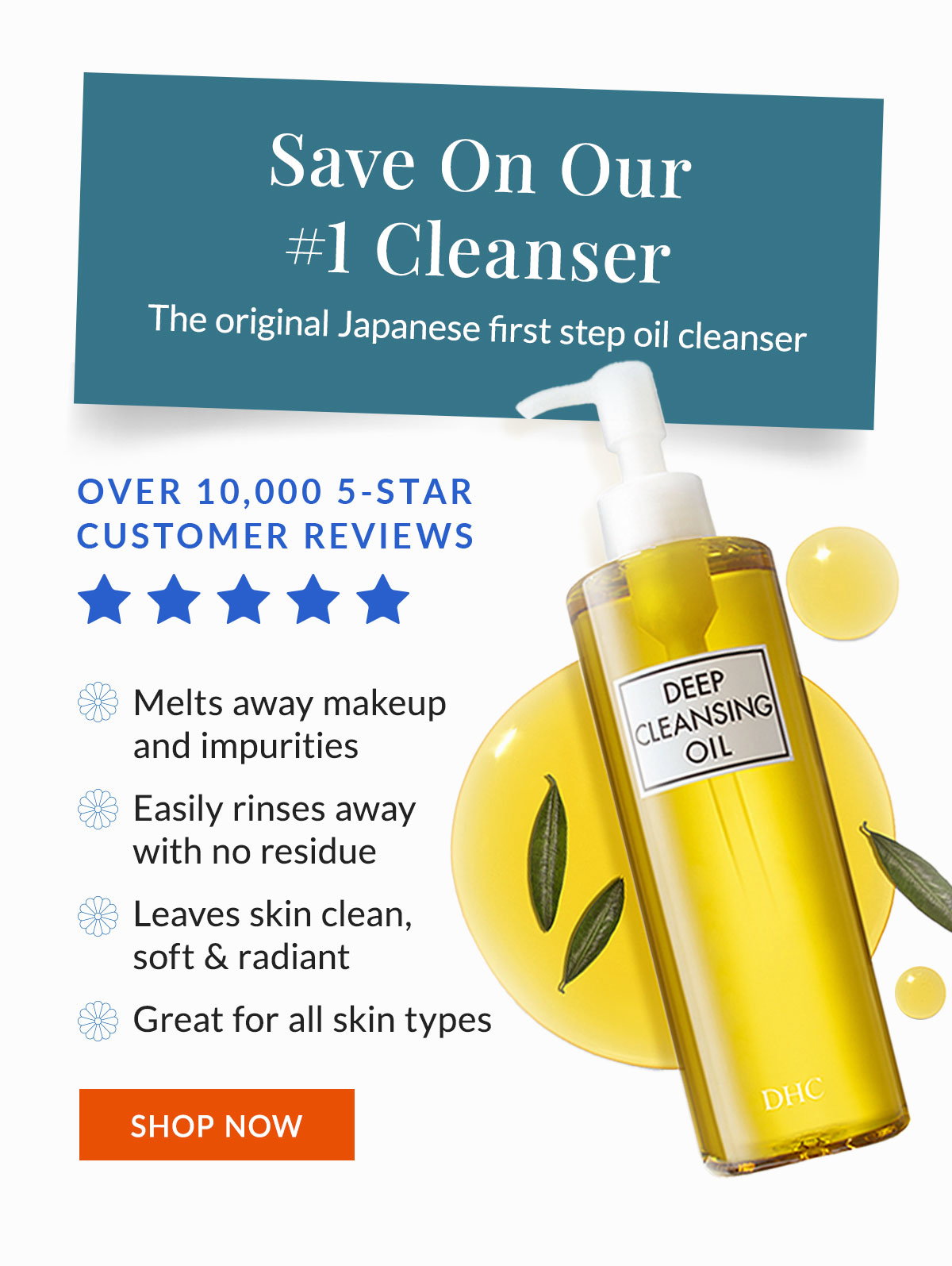 Bestselling Deep Cleansing Oil is on sale