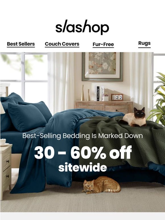 Summer Sale ☀️ Save 30–60% on Best-Selling Bedding Before Stock Runs Out