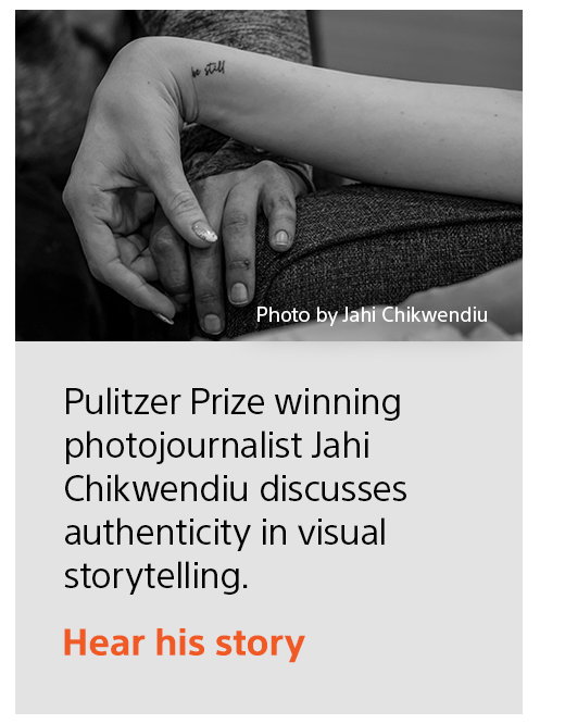 Pulitzer Prize winning photojournalist Jahi Chikwendiu discusses authenticity in visual storytelling. Hear his story