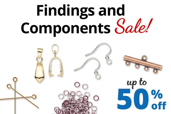 Findings and Components Sale - Up to 50% Off 
