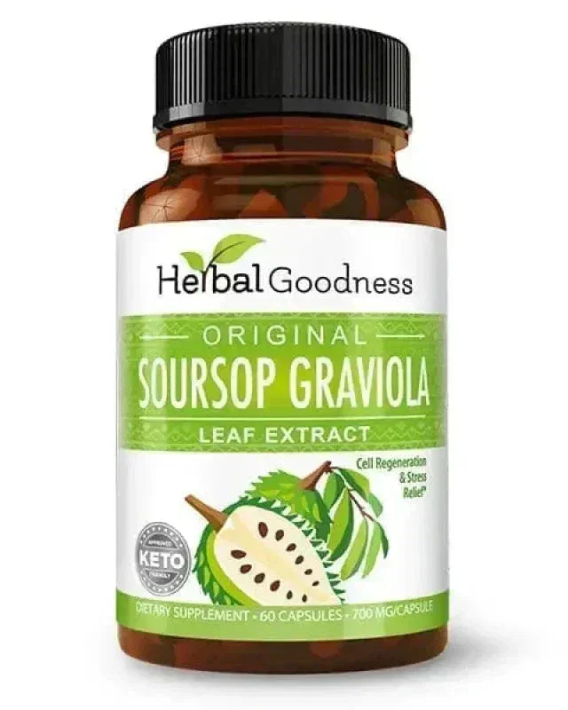 Image of Soursop Graviola Leaf Extract Capsules 10X | 60ct – Cell & Immunity