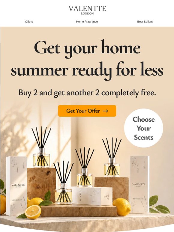 HURRY! Buy 2 diffusers, get 2 FREE 🚨