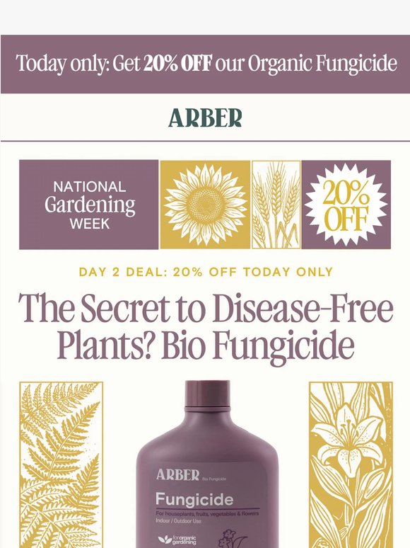 The secret to disease-free plants? 👀
