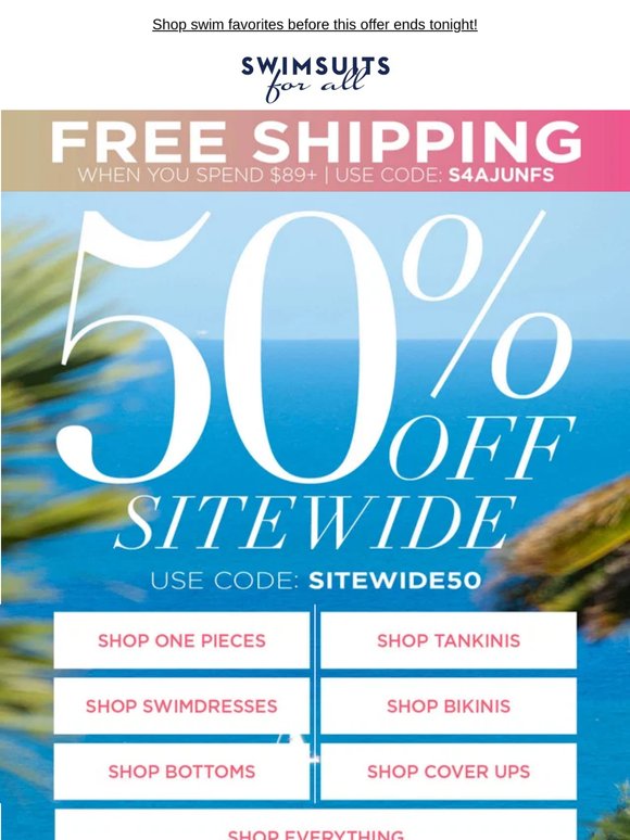 Last Chance: FREE Shipping Ends Tonight