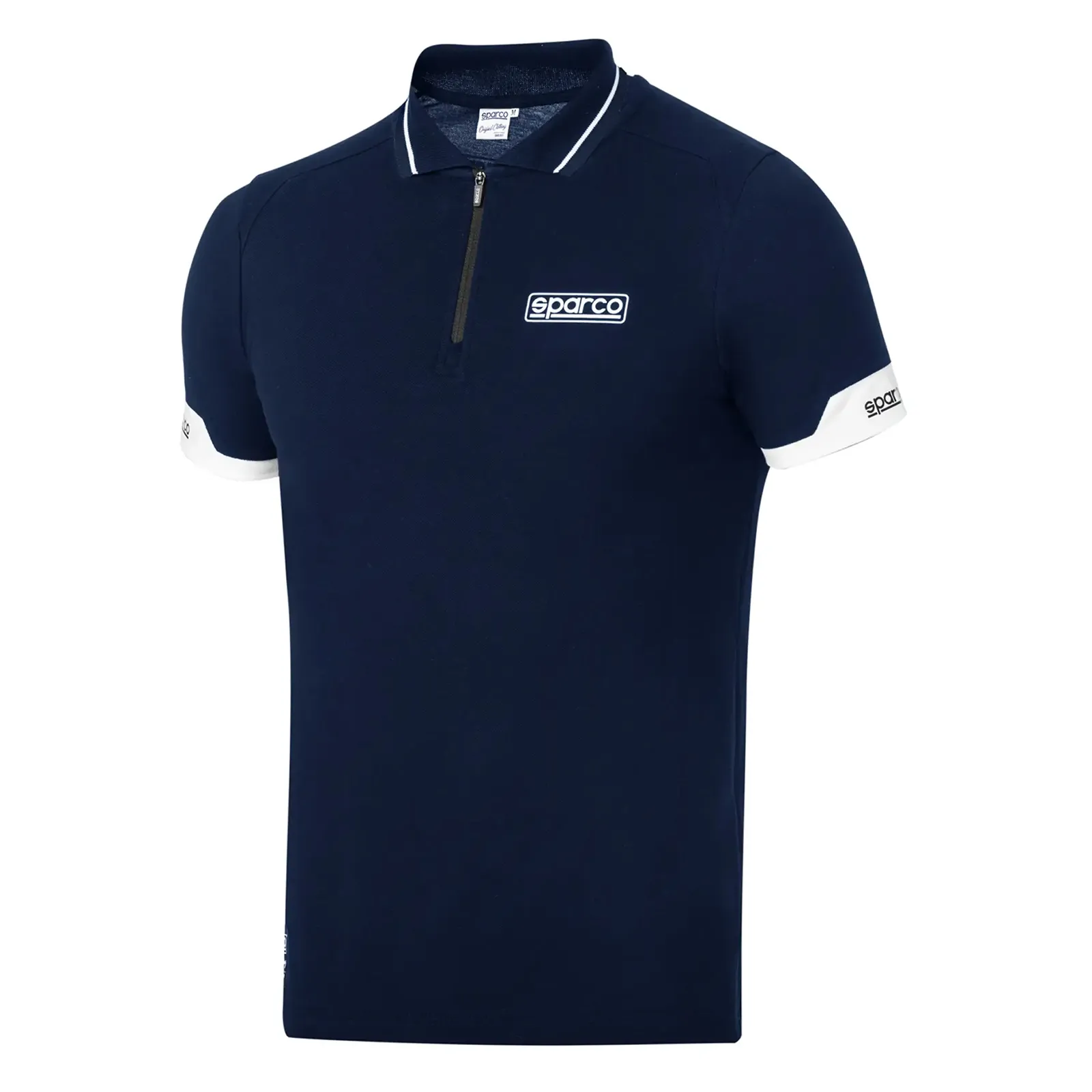 Polo Zip Bleu