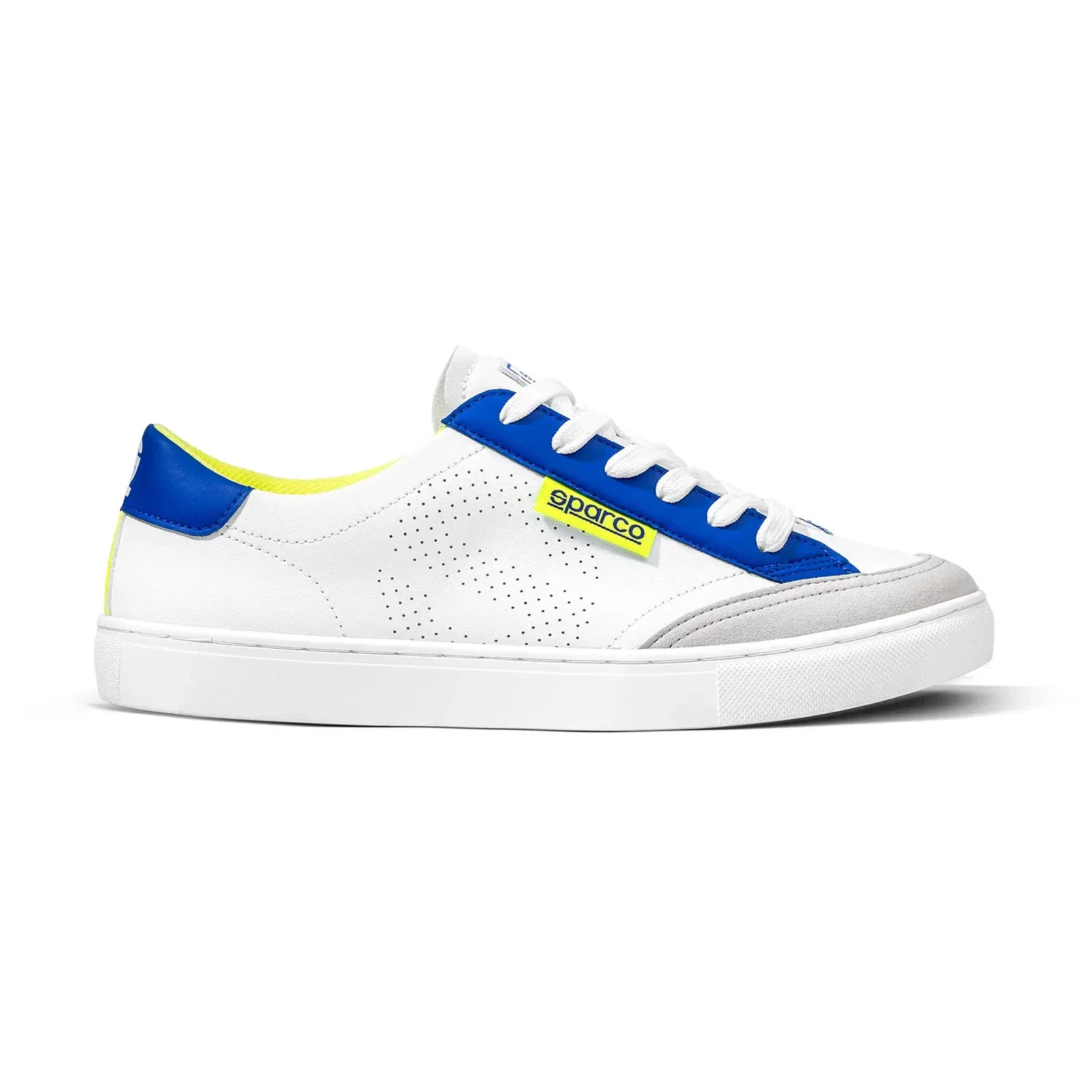 Baskets S-Time Blanc Bleu Jaune