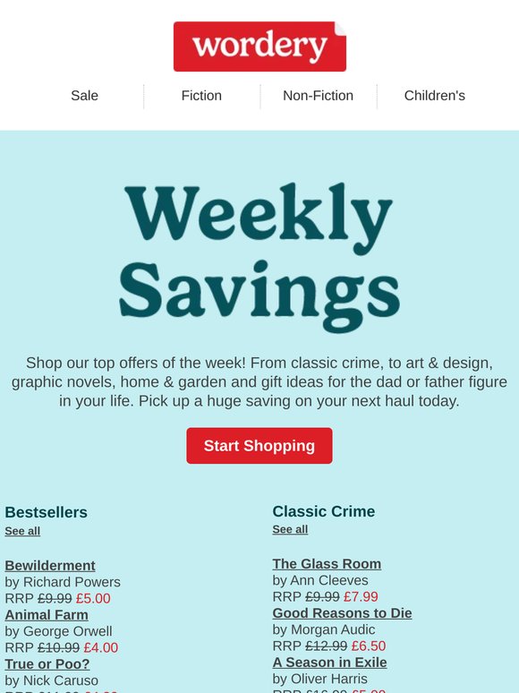 Shop our bestselling books...