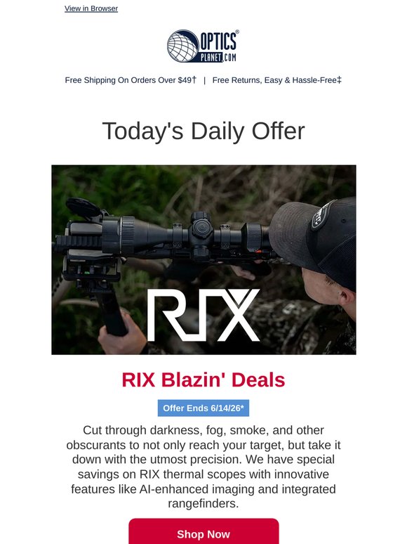 Blazin' Deals on RIX Thermal Scopes 🔥