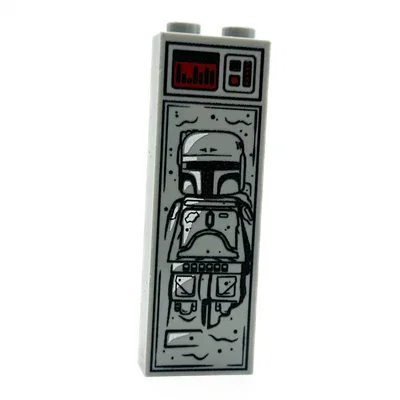 Cloud City Bounty Hunter in Carbonite (1x2x5 Brick)