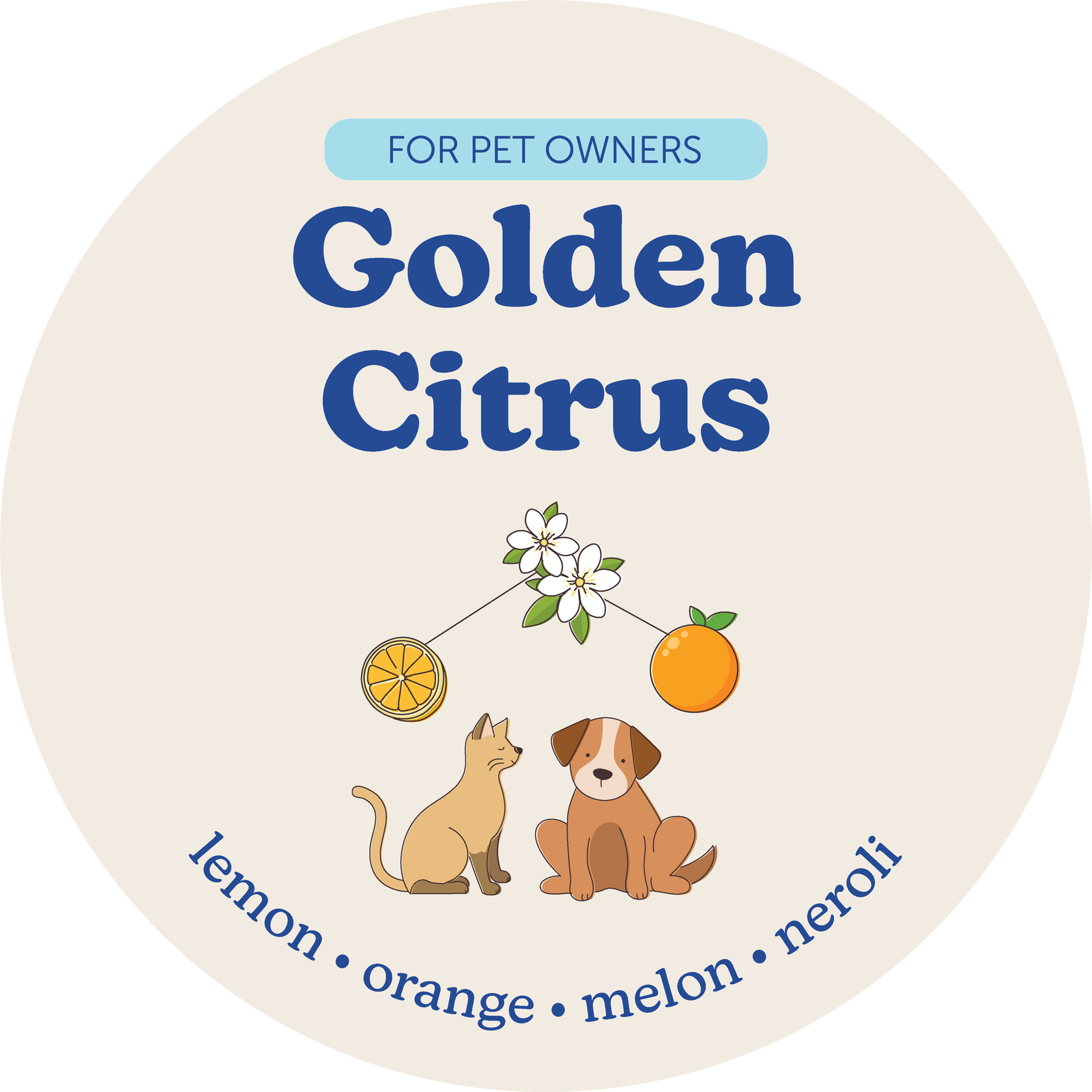 Image of Golden Citrus Pet Wax Melts for Pet Owners