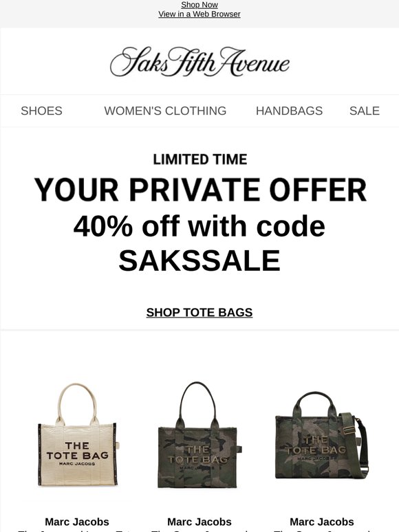 Limited-time offer on Tote Bags we think you'll love