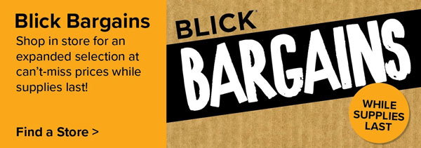Blick Bargains