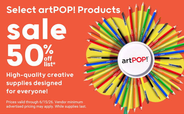 Select artPOP! Products Sale 50% Off List*