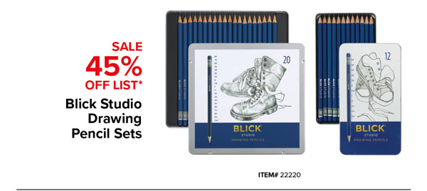 Blick Studio Drawing Pencil Sets Sale 45% Off List*