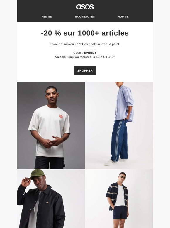 -20 % sur 1000+ articles