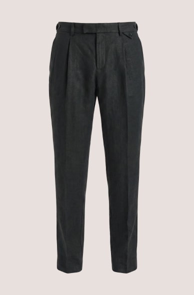 Wade Pleat Front Linen Pant