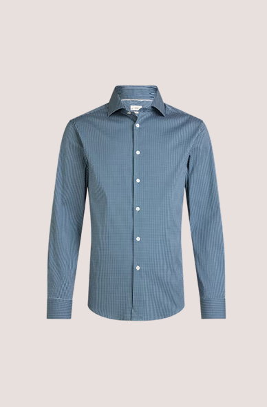 Lucian Long Sleeve Stretch Check Shirt