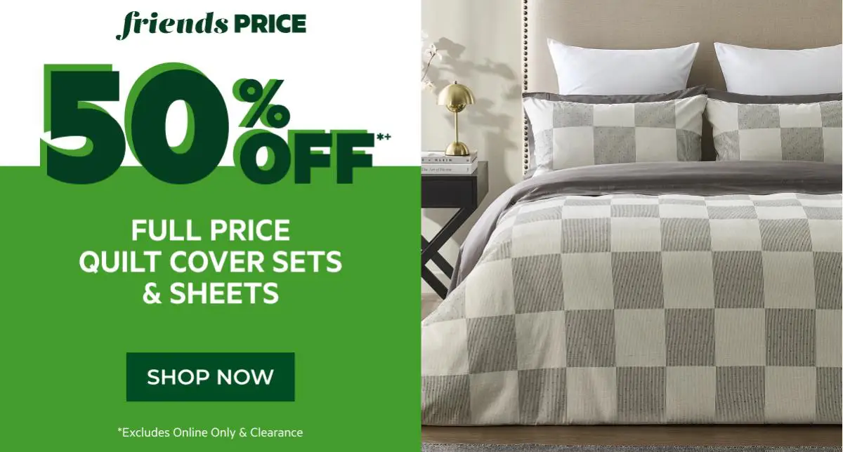 Quilt cover sets & sheets