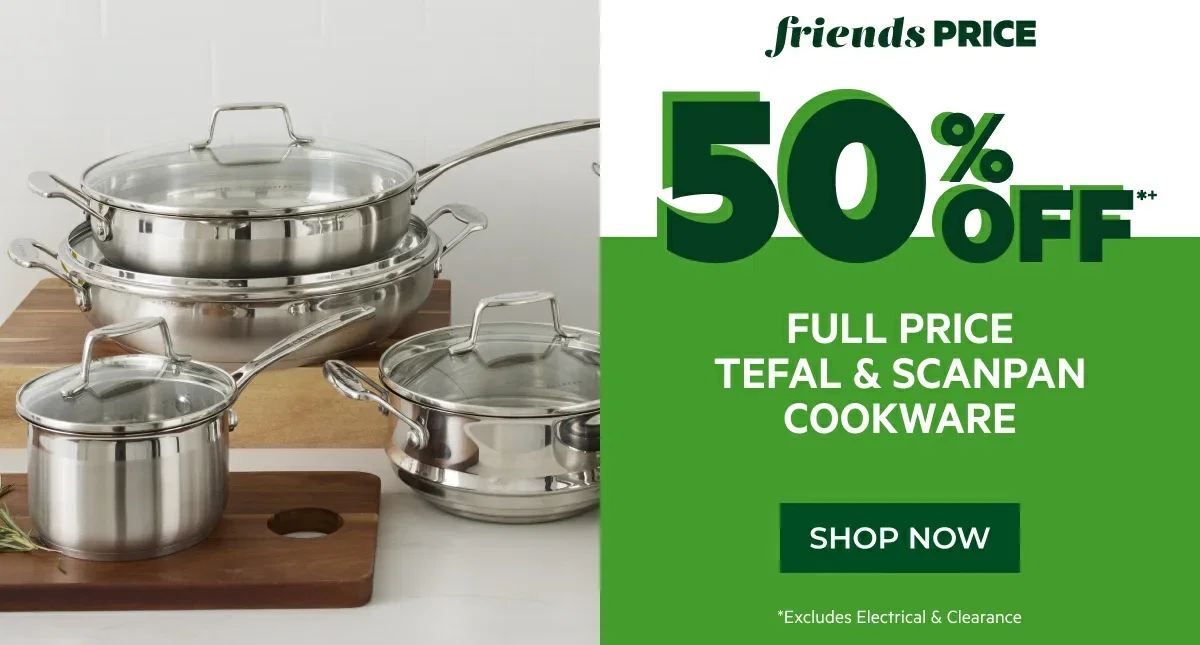 tefal & scanpan cookware