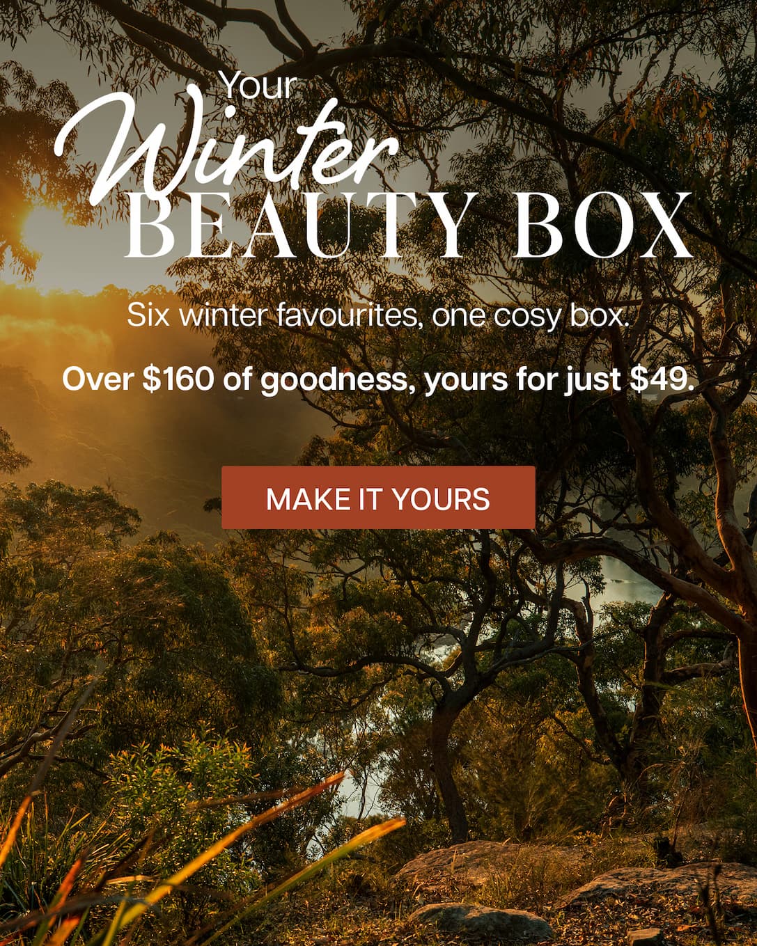 Your Winter Beauty Box. Over $160 of goodness, yours for just $49