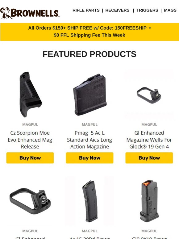 Magpul Ships Free!