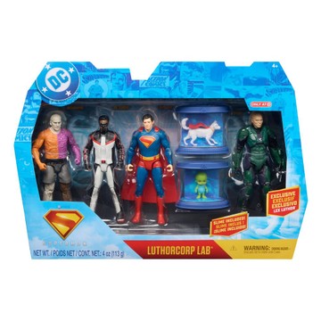 4-Pack DC Comics Superman TRGX Action Figure Set 6