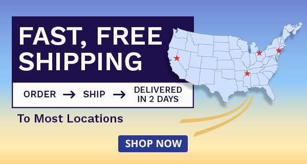 Enjoy Fast & Free Shipping