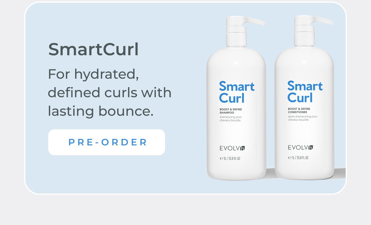SmartCurl Liter Duo for hydrated, defined curls with lasting bounce.