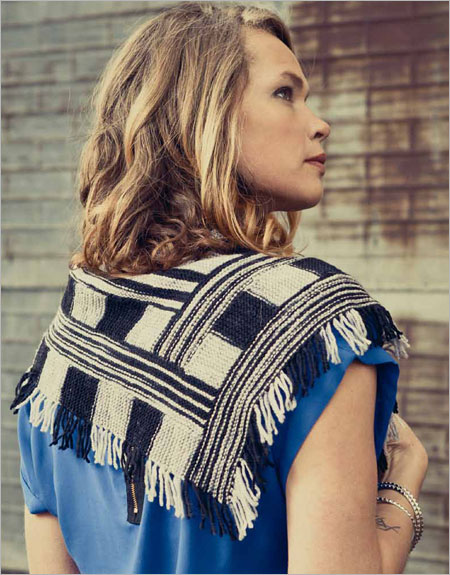 Lokken Kerchief Knitting Pattern Download