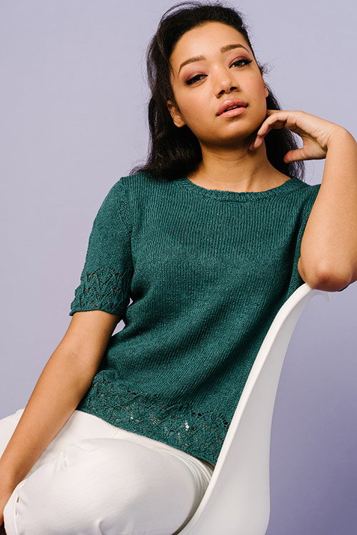Herbage Tee Knitting Pattern Download