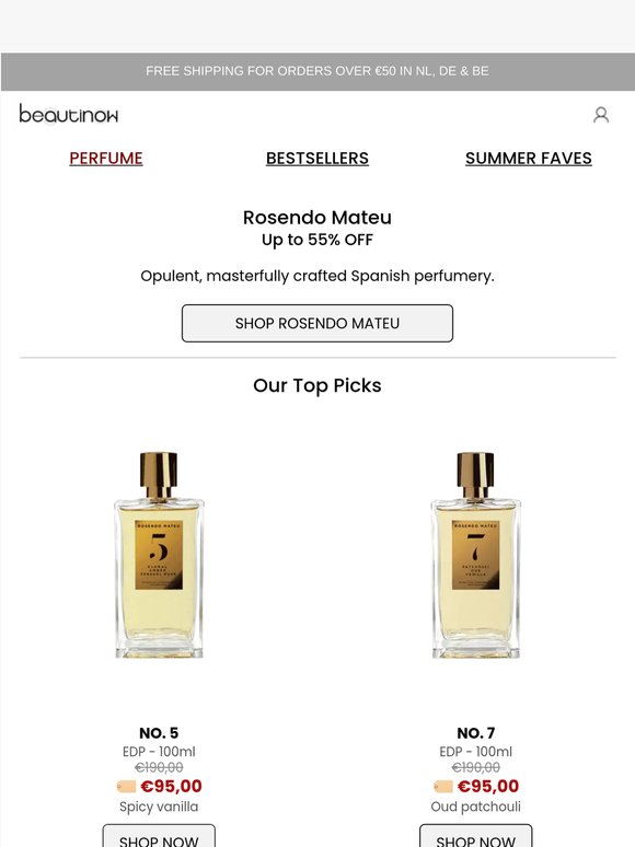 Unlock 55% Savings on Rosendo Mateu ✨