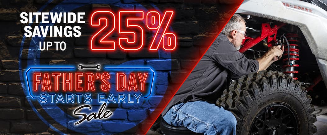Sitewide savings up to 25% during our Father's Day Starts Early Sale