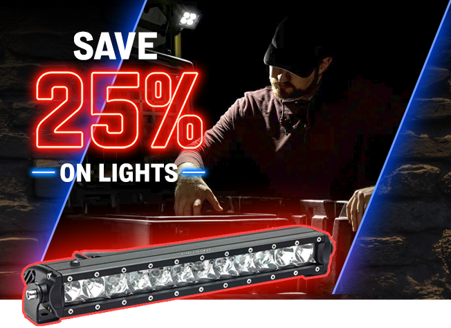 Save 25% on Lights