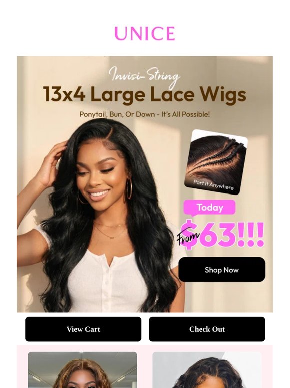 Your Go-To Wig for Busy Mornings: From $63
