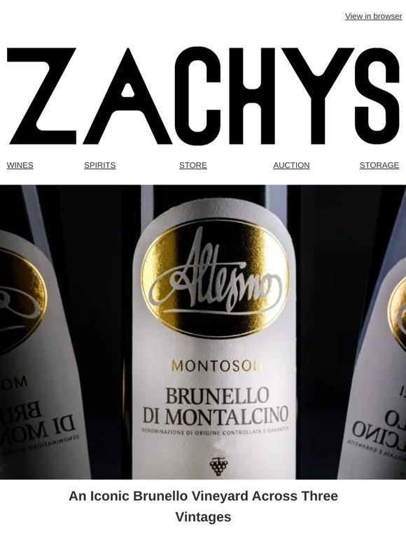 An Iconic Brunello Vineyard Across Three Vintages